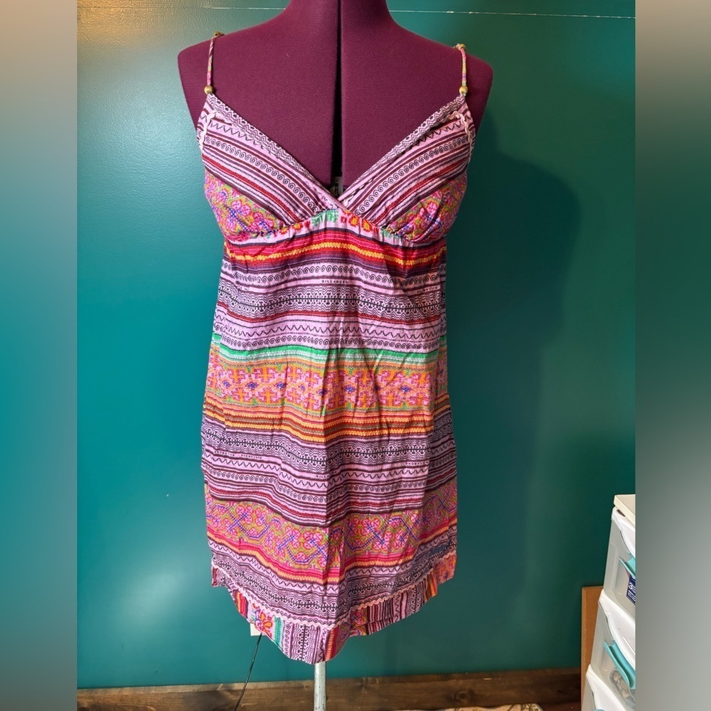 Billabong Multicolor Patterned Summer Dress